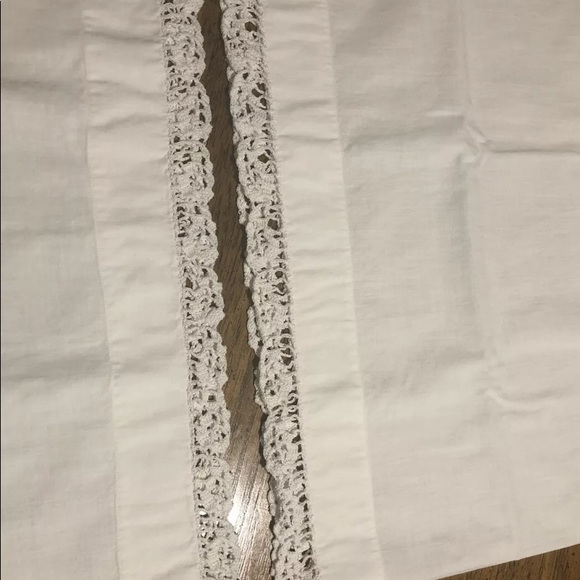 Vintage standard size pillow cases lot of 6 w vintage lace tatted crocheted old - Picture 5 of 12